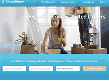 Tablet Screenshot of citizenshipper.com
